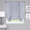 Achim Buffalo Check Window Curtain Tie Up Shade, 42x63 -Chic Home Store 11685650 fpx
