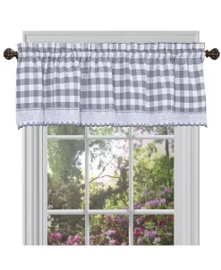 Achim Buffalo Check Window Curtain Valance, 58x14 -Chic Home Store 11685663 fpx