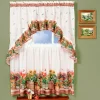 Achim Country Garden Printed Tier And Swag Window Curtain Set, 57x24 -Chic Home Store 11685741 fpx