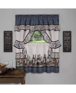 Achim Chateau Cottage Window Curtain Set, 57x24