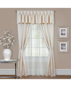 Achim Claire 6 Pc Window Curtain Set, 55x84