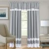 Achim Darcy Rod Pocket Window Curtain Panel, 52x63 -Chic Home Store 11685829 fpx