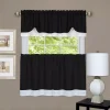 Achim Darcy Window Curtain Tier And Valance Set, 58x24 -Chic Home Store 11685867 fpx