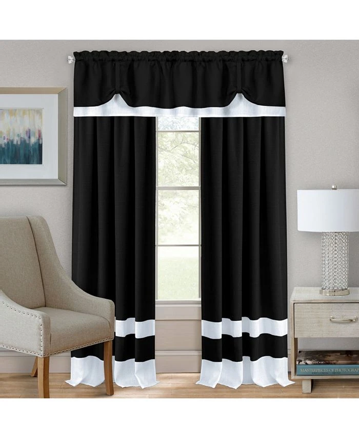Achim Darcy Window Curtain Valance, 58x14 3 Achim Darcy Window Curtain Valance, 58x14
