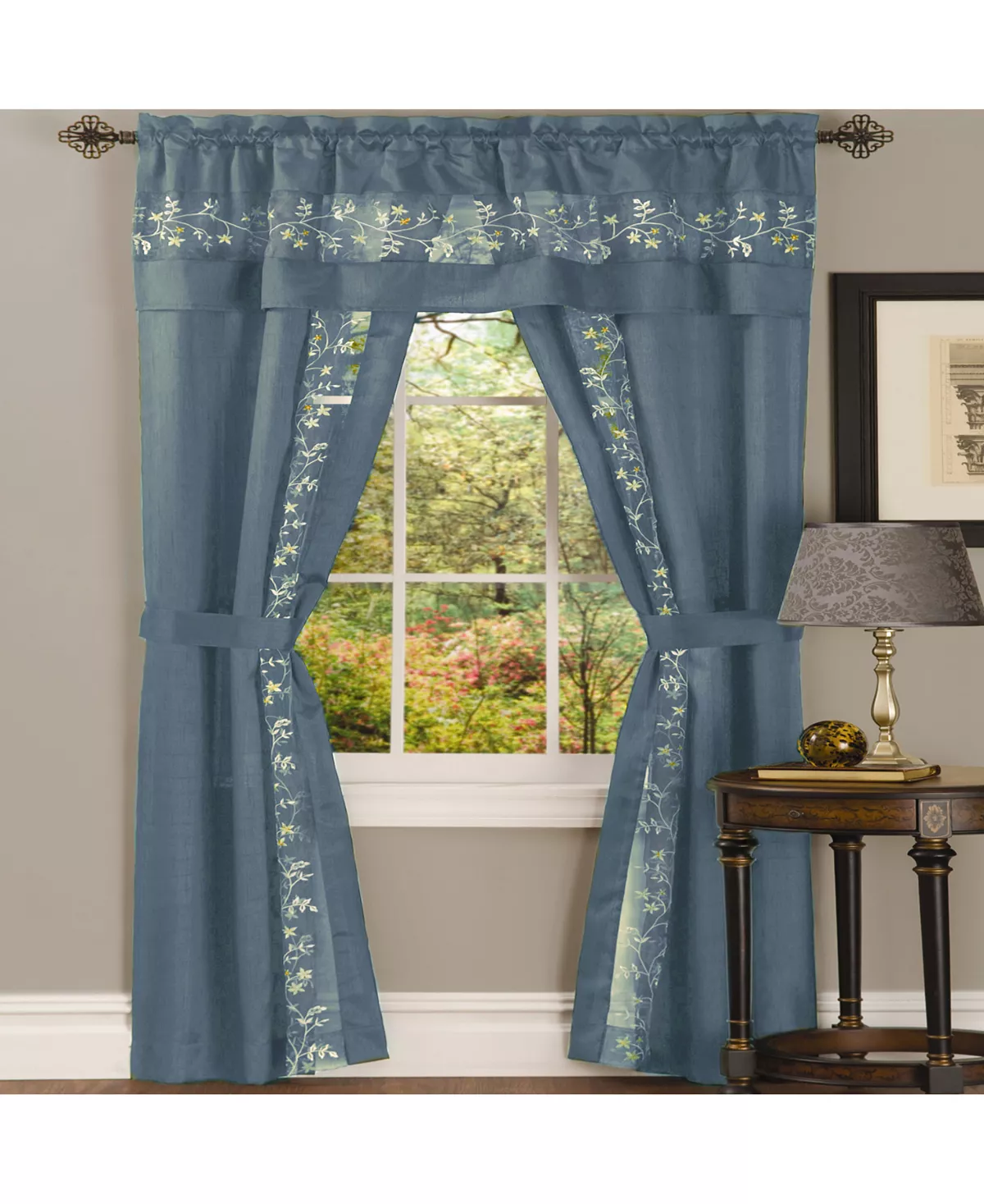 Achim Fairfield 5 Piece Window Curtain Set, 55x84 6 Achim Fairfield 5 Piece Window Curtain Set, 55x84 - Image 4