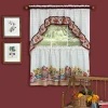 Achim Farmer's Market Printed Tier And Swag Window Curtain Set, 57x24 -Chic Home Store 11685955 fpx