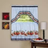 Achim Golden Delicious Printed Tier & Swag Window Curtain Set, 57x24 -Chic Home Store 11685959 fpx