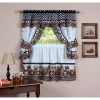 Achim Mason Jars Window Curtain Set, 57x24 -Chic Home Store 11686116 fpx
