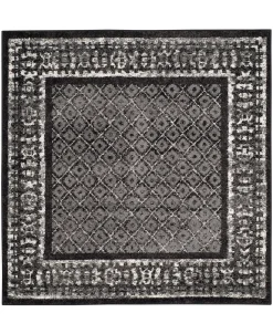 Safavieh Adirondack Black And Silver 4' X 4' Square Area Rug