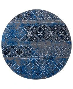 Safavieh Adirondack Silver And Multi 4' X 4' Round Area Rug
