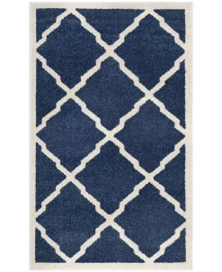 Safavieh Amherst Navy And Beige 3' X 5' Area Rug