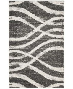Safavieh Adirondack Charcoal And Ivory 3' X 5' Area Rug