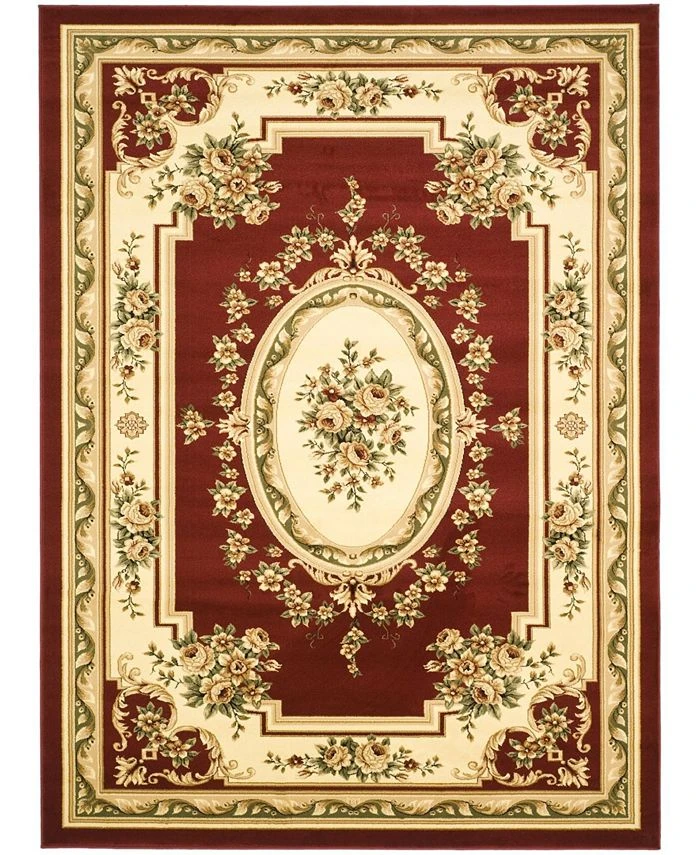 Safavieh Lyndhurst Red And Ivory 9' X 12' Area Rug 3 Safavieh Lyndhurst Red And Ivory 9' X 12' Area Rug