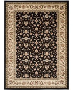 Safavieh Lyndhurst Black And Ivory 9' X 12' Area Rug