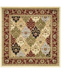 Safavieh Lyndhurst Multi And Red 8' X 8' Square Area Rug
