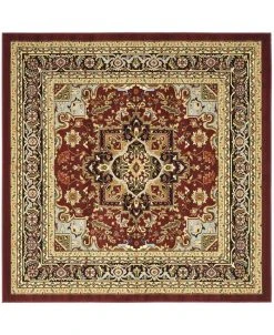 Safavieh Lyndhurst Red And Black 8' X 8' Square Area Rug
