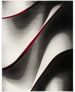 Safavieh Hollywood Gray And Red 9' X 12' Area Rug