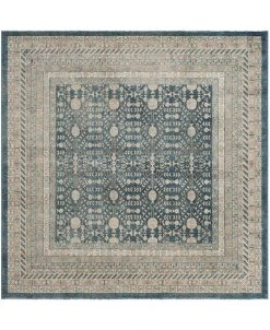 Safavieh Ofia Blue And Beige 6'7 X 6'7 Square Area Rug