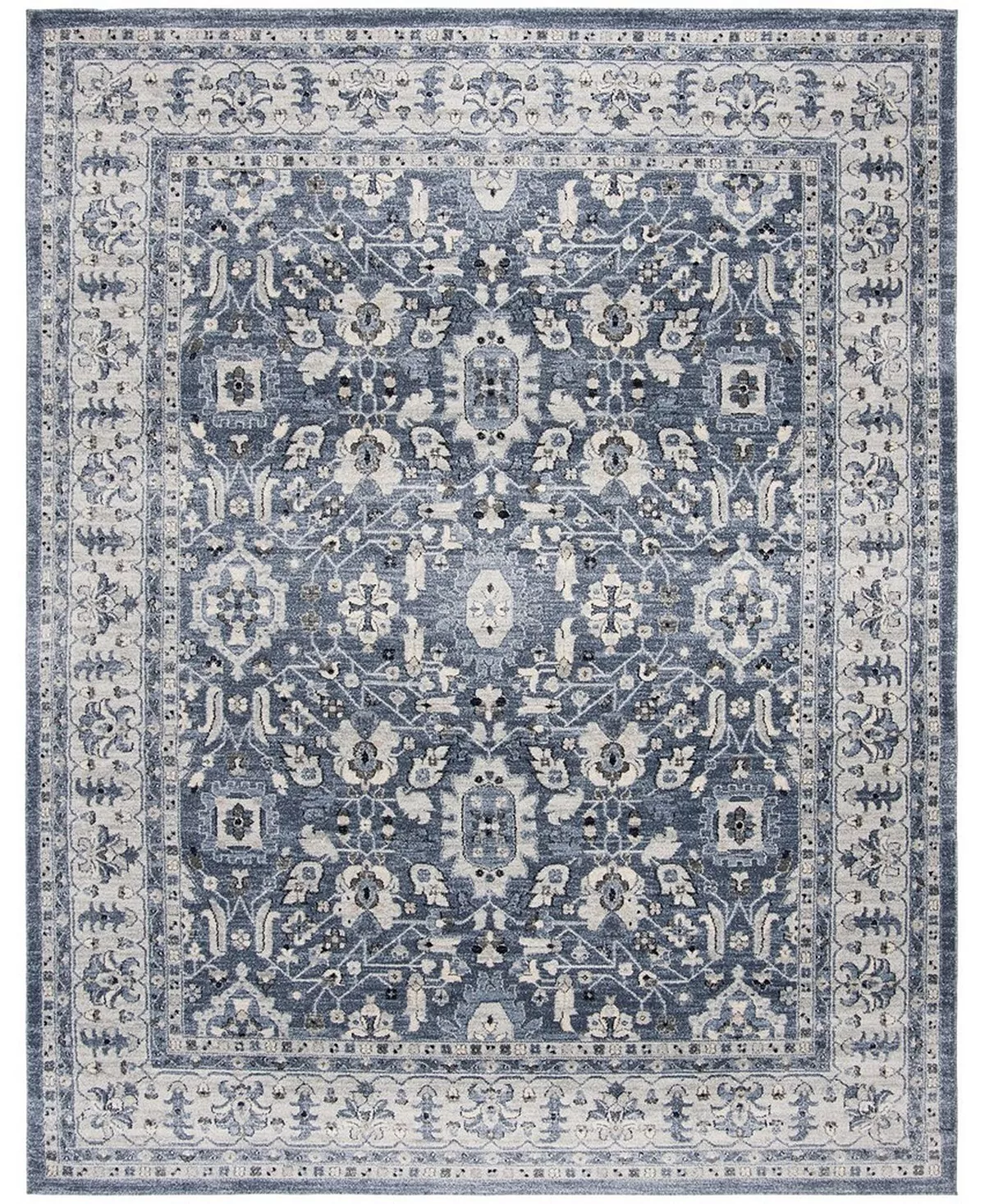 Safavieh Charleston Navy And Creme 9' X 12' Area Rug 3 Safavieh Charleston Navy And Creme 9' X 12' Area Rug