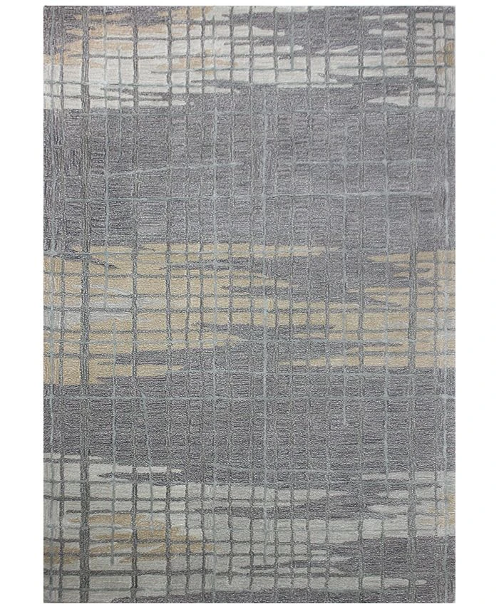 BB Rugs Downtown HG364 Gray 5'6 X 8'6 Area Rug 3 BB Rugs Downtown HG364 Gray 5'6 X 8'6 Area Rug