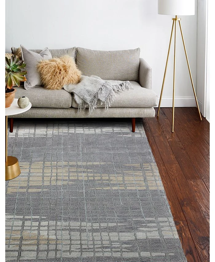 BB Rugs Downtown HG364 Gray 5'6 X 8'6 Area Rug 6 BB Rugs Downtown HG364 Gray 5'6 X 8'6 Area Rug - Image 4