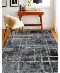 BB Rugs CLOSEOUT! Medley 5337A Gray 5' X 7'6 Area Rug -Chic Home Store 11809903 fpx