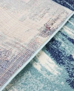 BB Rugs CLOSEOUT! Medley 5470 Ivory/Blue 7'6 X 9'6 Area Rug -Chic Home Store 11810089 fpx