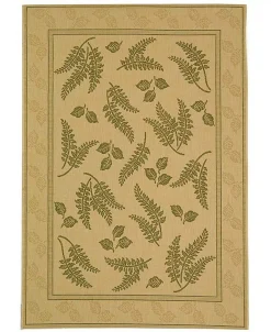 Safavieh Courtyard Natural And Olive 2'7 X 5' Area Rug