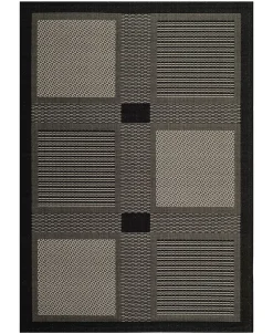Safavieh Courtyard Black And Sand 2' X 3'7 Sisal Weave Area Rug -Chic Home Store 11811481 fpx