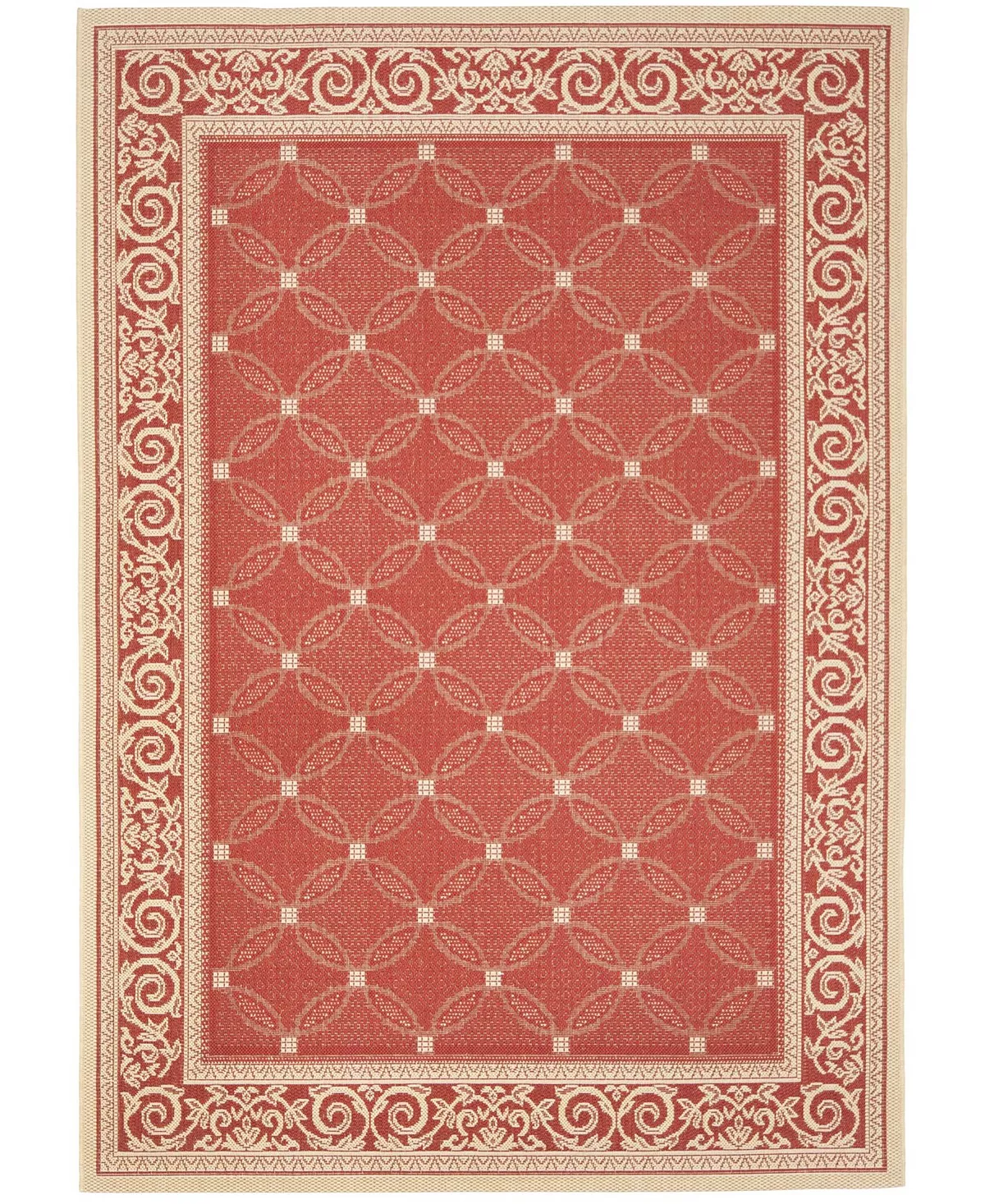 Safavieh Courtyard Red And Natural 2'3 X 6'7 Runner Area Rug 3 Safavieh Courtyard Red And Natural 2'3 X 6'7 Runner Area Rug