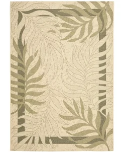 Safavieh Courtyard Cream And Green 4' X 5'7 Area Rug -Chic Home Store 11812578 fpx