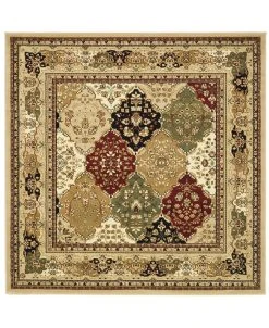 Safavieh Lyndhurst Multi And Black 8' X 8' Square Area Rug