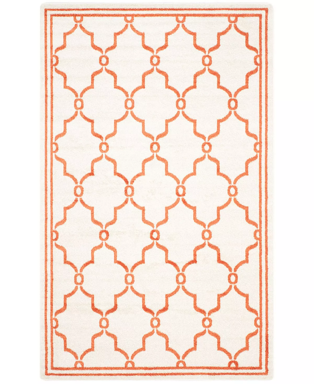 Safavieh Amherst Beige And Orange 4' X 6' Area Rug 3 Safavieh Amherst Beige And Orange 4' X 6' Area Rug