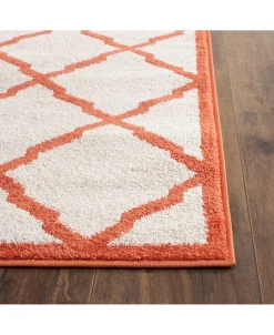 Safavieh Amherst Beige And Orange 2'3 X 11' Runner Area Rug