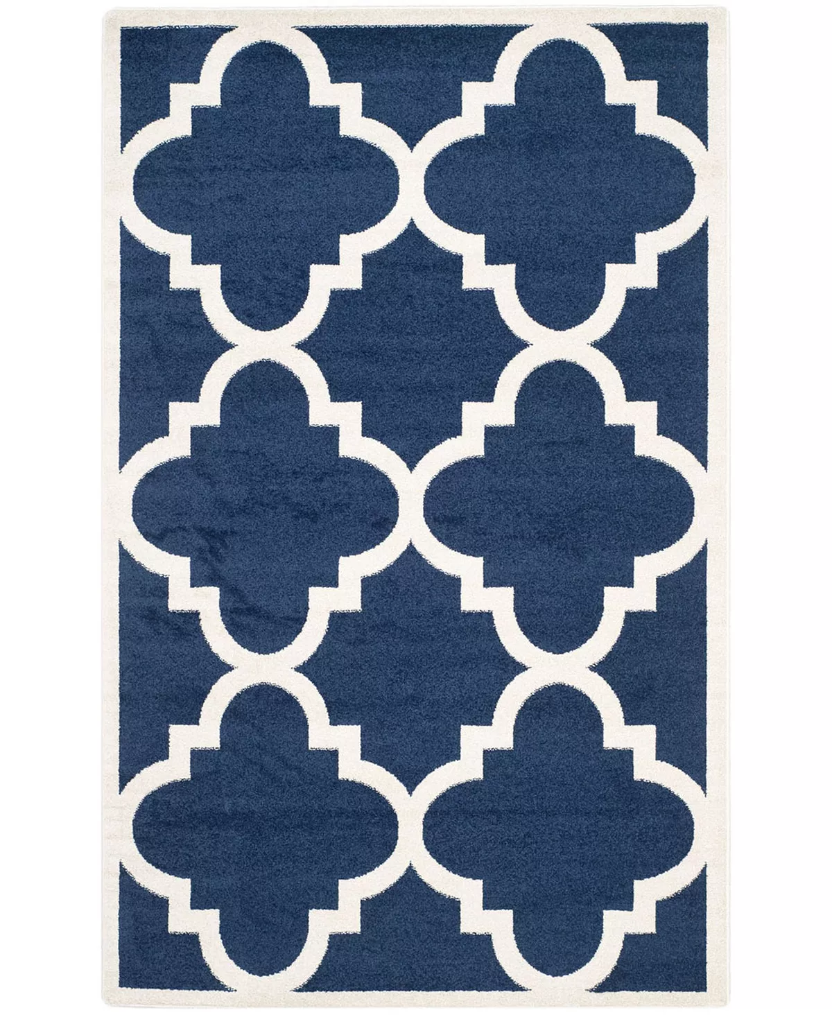 Safavieh Amherst Navy And Beige 6' X 9' Area Rug 3 Safavieh Amherst Navy And Beige 6' X 9' Area Rug