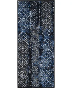 Safavieh Adirondack Silver And Black 2'6 X 10' Runner Area Rug