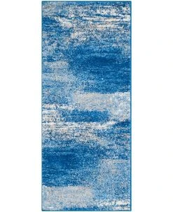Safavieh Adirondack Silver And Blue 2'6 X 10' Runner Area Rug