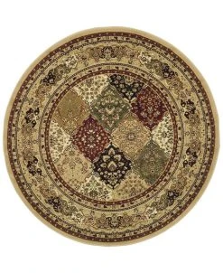 Safavieh Lyndhurst Multi And Black 10' X 10' Round Area Rug