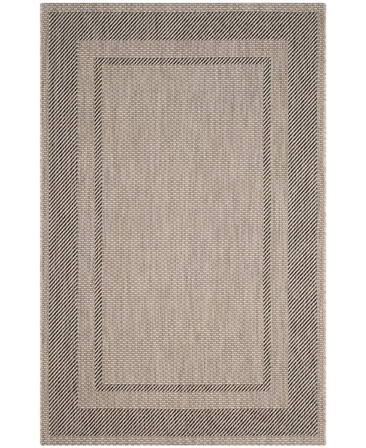 Safavieh Courtyard Beige And Black 6'7 X 6'7 Square Area Rug 4 Safavieh Courtyard Beige And Black 6'7 X 6'7 Square Area Rug - Image 2