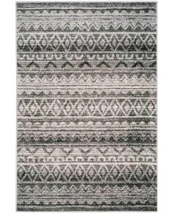 Safavieh Adirondack Ivory And Charcoal 5'1 X 7'6 Area Rug