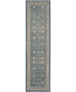 Safavieh Ofia Blue And Beige 2'2 X 8' Runner Area Rug