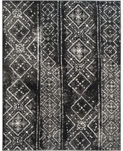 Safavieh Adirondack Black And Silver 10' X 14' Area Rug