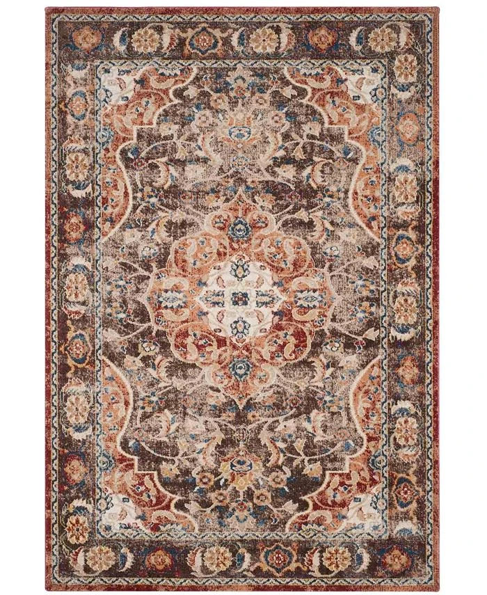 Safavieh Bijar Brown And Rust 9' X 12' Area Rug 3 Safavieh Bijar Brown And Rust 9' X 12' Area Rug