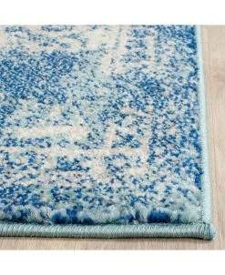 Safavieh Evoke Blue And Ivory 6'7 X 6'7 Square Area Rug