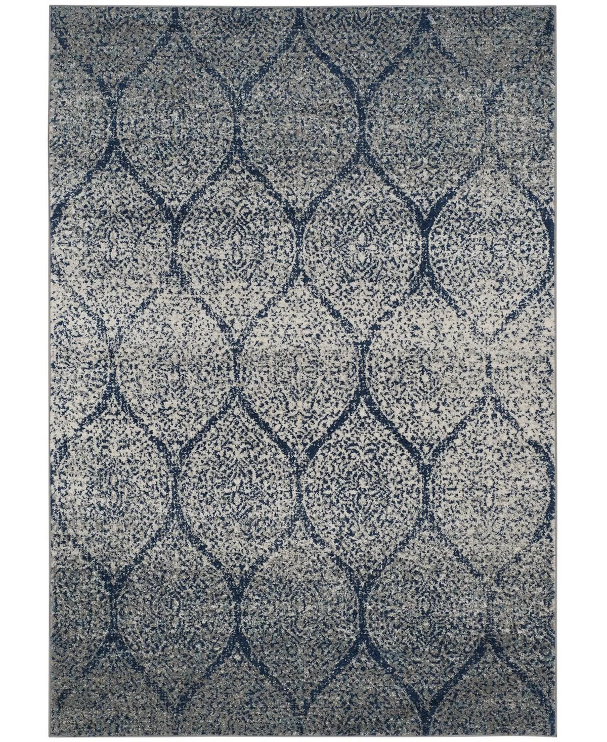 Safavieh Madison Navy And Silver 4' X 6' Area Rug 4 Safavieh Madison Navy And Silver 4' X 6' Area Rug - Image 2