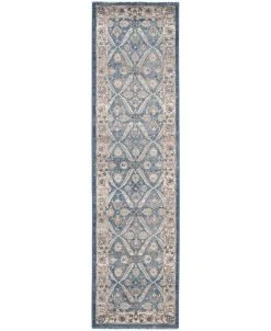 Safavieh Ofia Blue And Beige 2'2 X 6' Runner Area Rug