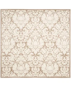 Safavieh Amherst Wheat And Beige 9' X 9' Square Area Rug