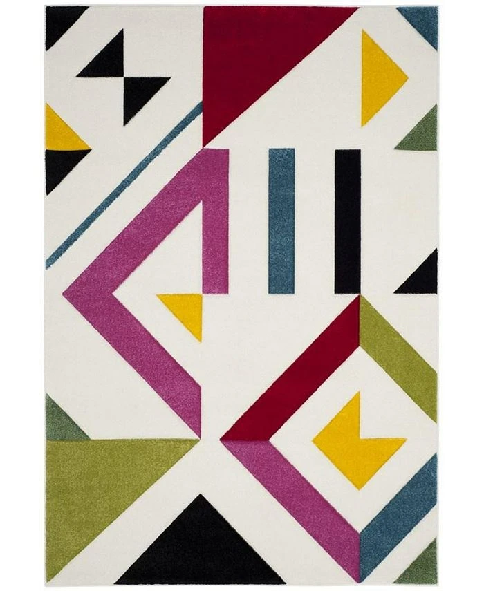 Safavieh Hollywood Ivory And Rose 4' X 6' Area Rug 3 Safavieh Hollywood Ivory And Rose 4' X 6' Area Rug