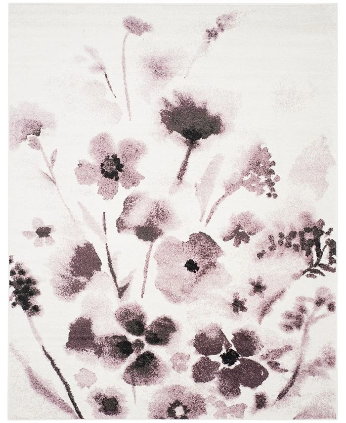 Safavieh Adirondack Ivory And Purple 6' X 9' Area Rug 3 Safavieh Adirondack Ivory And Purple 6' X 9' Area Rug