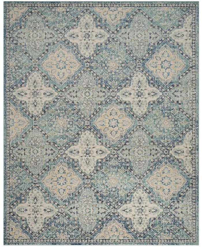 Safavieh Evoke Light Blue And Ivory 12' X 18' Area Rug 3 Safavieh Evoke Light Blue And Ivory 12' X 18' Area Rug